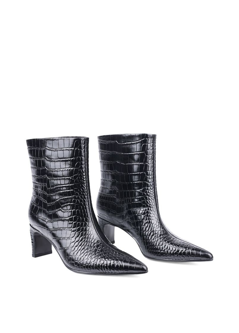 Жіночі Черевики 2546-0704-1R Чорний Шкіра MIRATON (303427790)