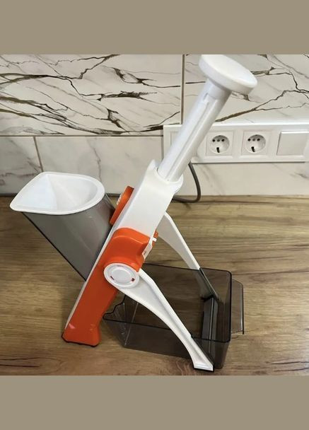 Овощерезка-мультислайсер для овощей и фруктов Spring Slicer 3 лезвия оранжевый (2104618551) Brava (332770451)