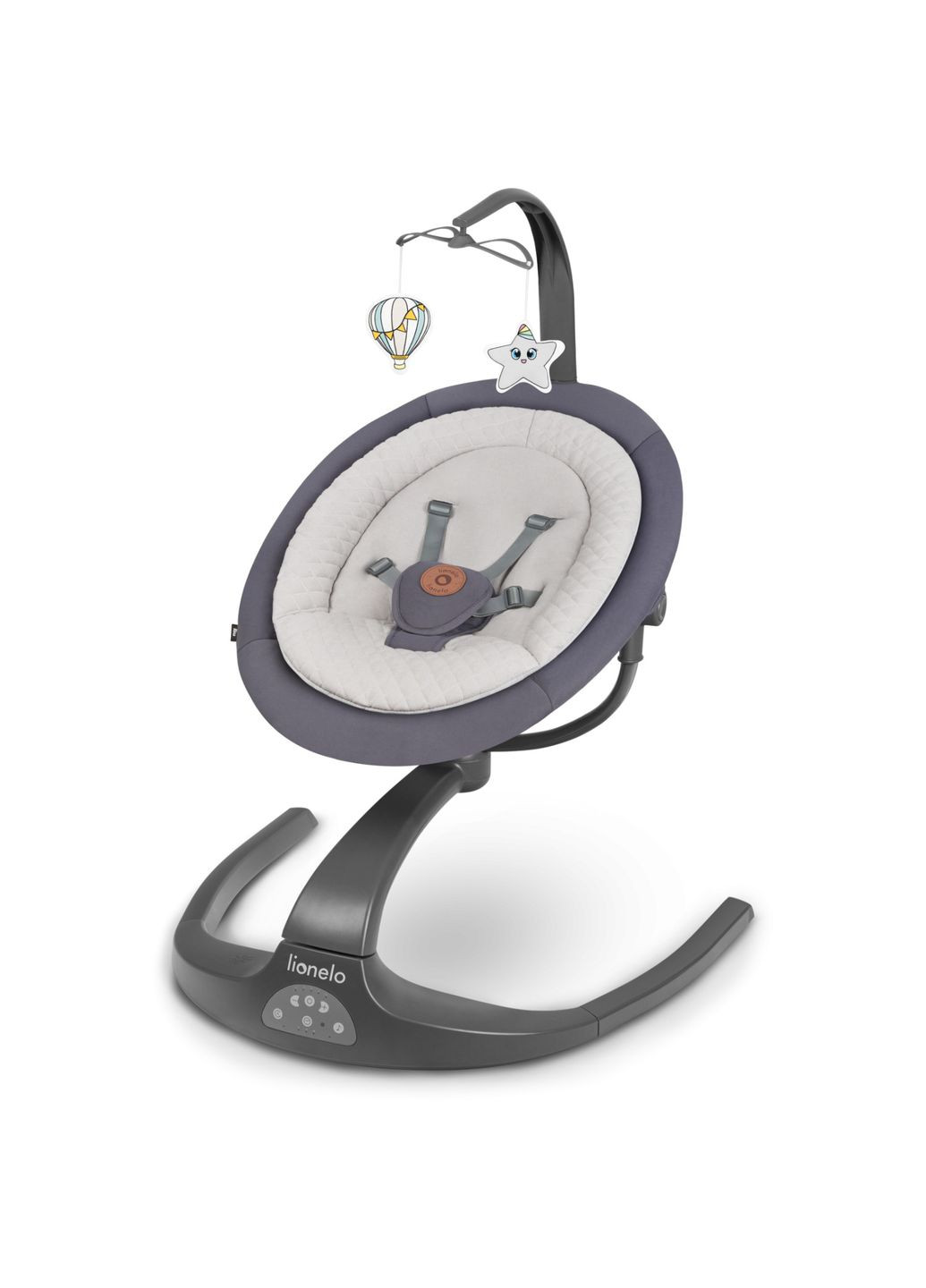 Кресло-качели RINA GREY CONCRETE Lionelo (336383117)