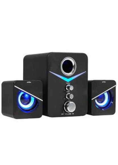 Комплект домашніх колонок 3 в 1 чорні MC Computer Audio D221 GM Niye (341316103)