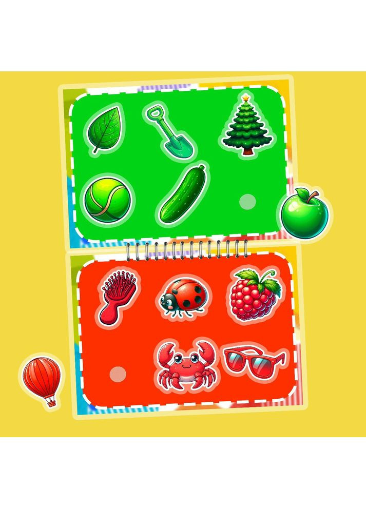 Книжечка на липучках «Кольоровий світ" No Brand (370952839)