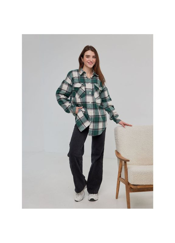 Зеленая рубашка Badger