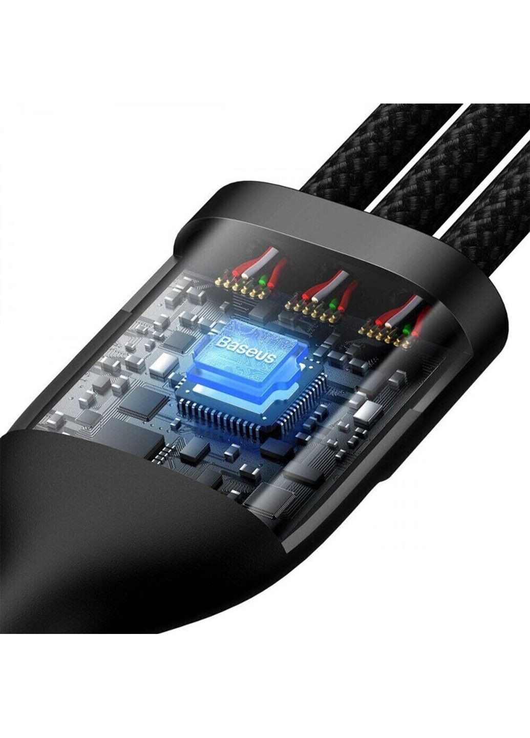 Дата кабель Flash Series 2 USB to MicroUSB-Lightning-Type-C 66W (1.2m) (CASS04000) Baseus (291880093)