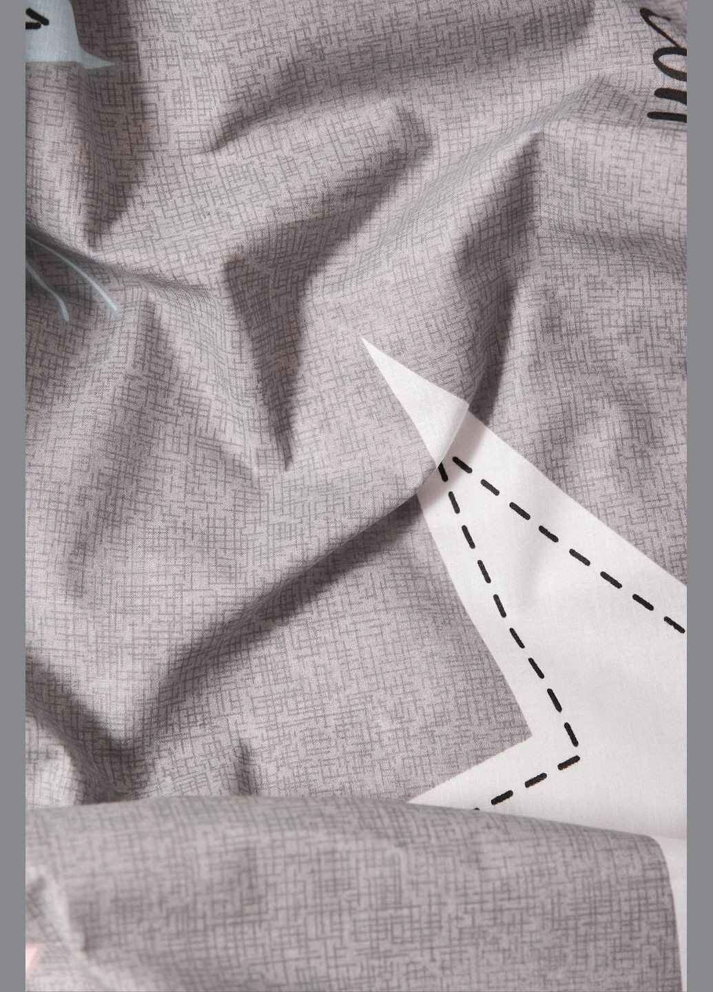 Комплект постельного белья Бязь Gold Люкс семейный 160х220х2 наволочки 2х50х70 (MS-820003041) Moon&Star Gray Stars (288044054)