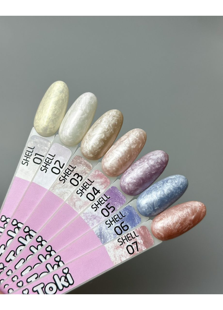 Гель-лак Shell №07, 5 мл Toki Toki (349827967)