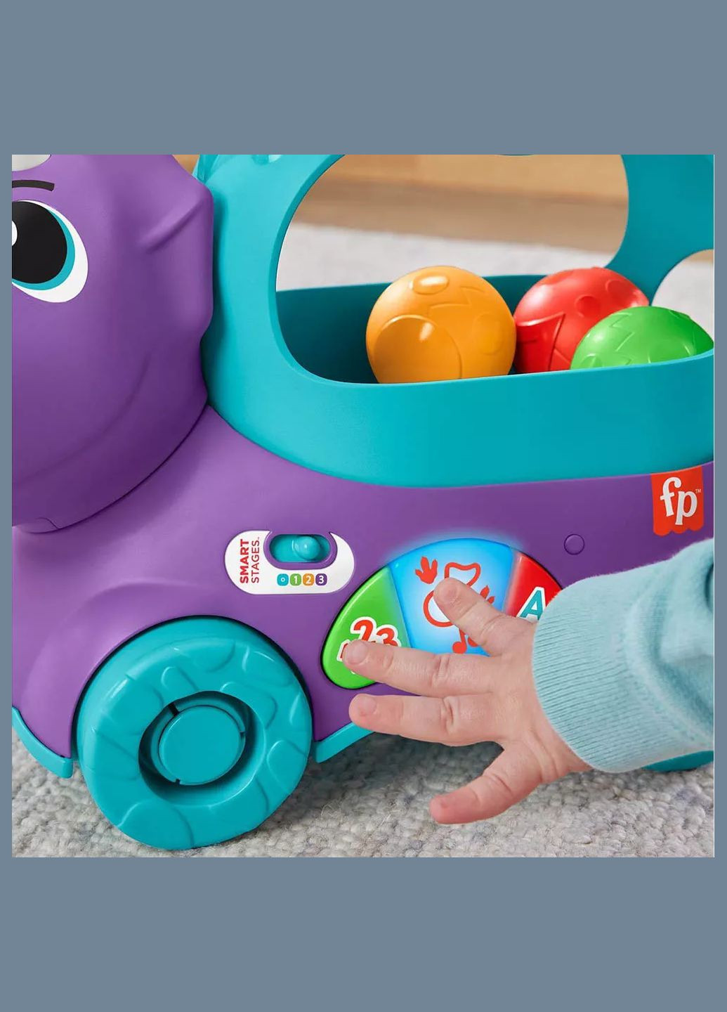 Игрушка Fisher-Price Веселый трицератопс многоязычный (HNR53) Fisher Price (330058596)