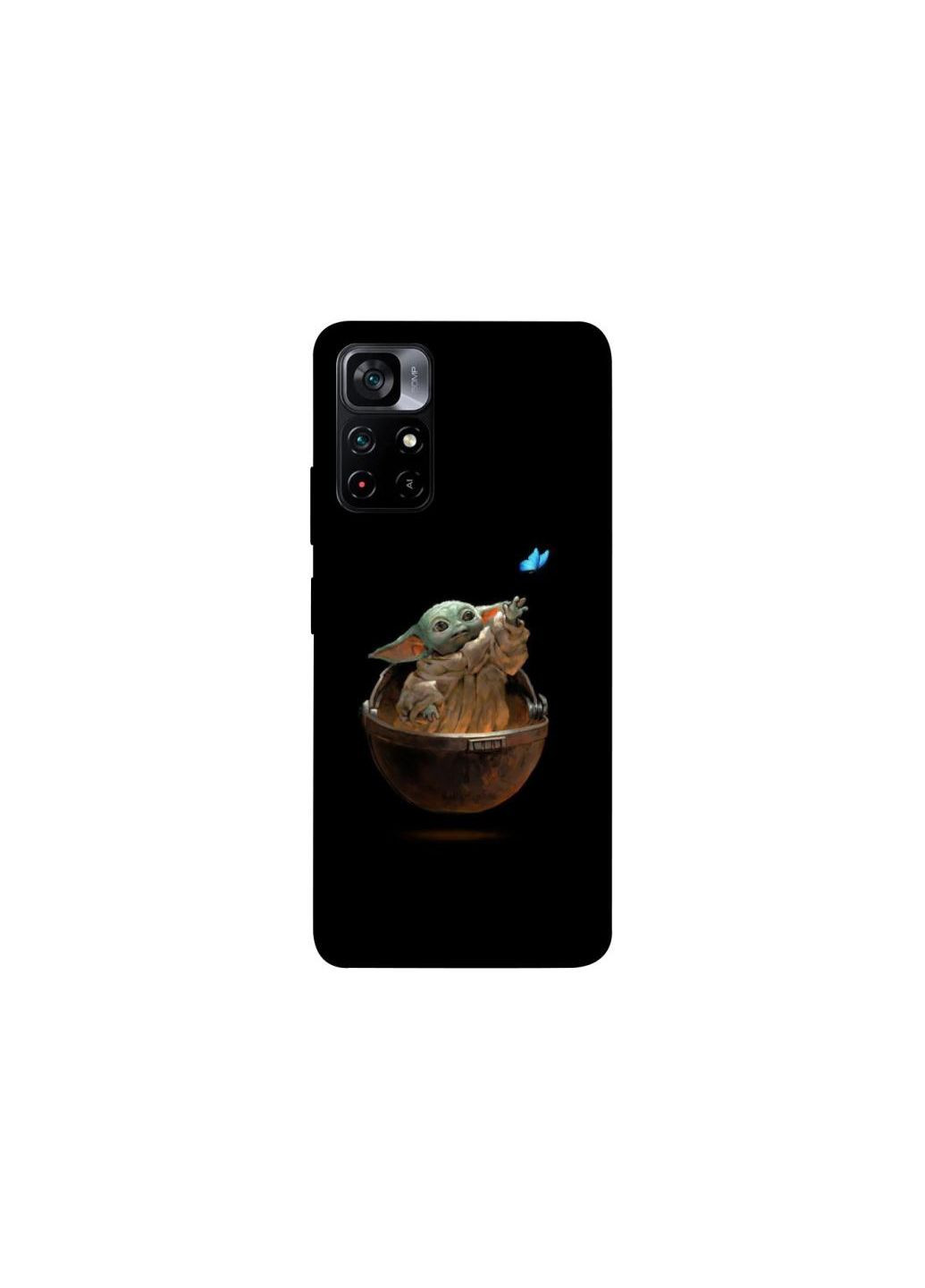 Чехол на Xiaomi Poco M4 Pro 5G Star Wars Grogu Frontalka (354666371)