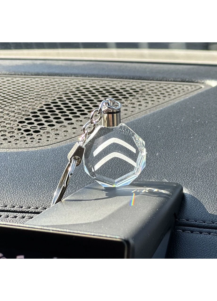 Брелок Crystal с разноцветной подсветкой CITROEN Hyundai (387428890)