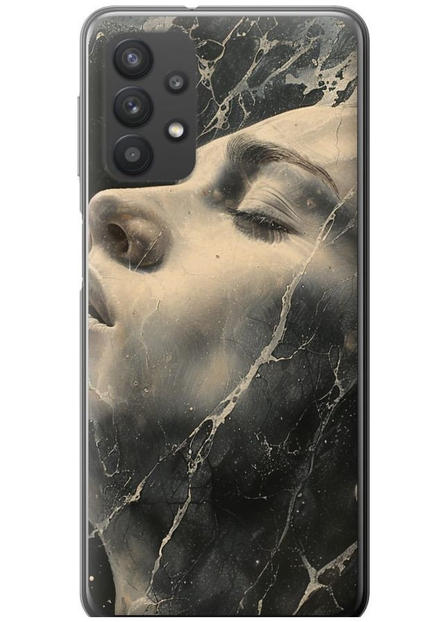Силиконовый чехол 'Мраморная женщина' для Endorphone Samsung Galaxy A32 A325F (285701299)