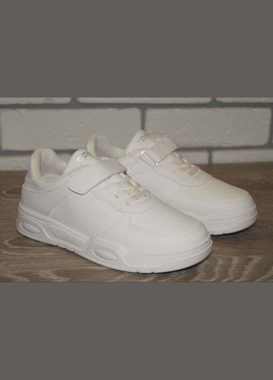 Білі осінні кросівки демісезонні дитячі білі XIFA