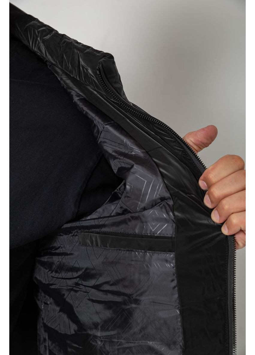 Чорна демісезонна куртка чоловіча демісезонна 214r835к Ager 214R835K