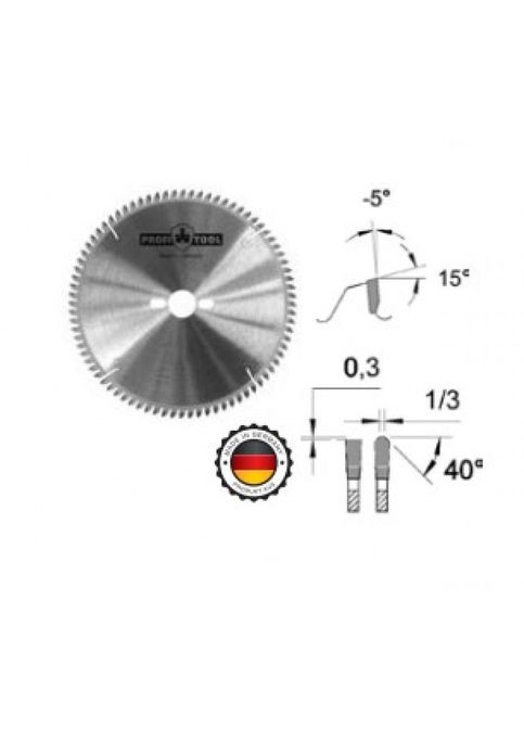 Диск пиляльний 400х3,4х2,8х30 мм Z=120 форма зубця TFneg низький шум та вібрація різання та калібруванн (11868) Profitool (298575164)