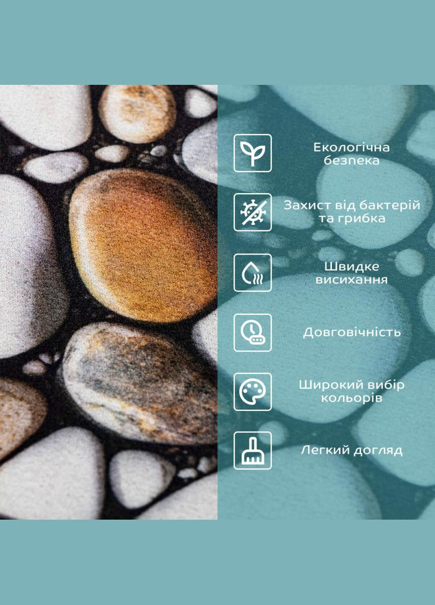 Вологопоглинаючий килимок 40х60х3мм SW-00002551 Sticker Wall (344573379)