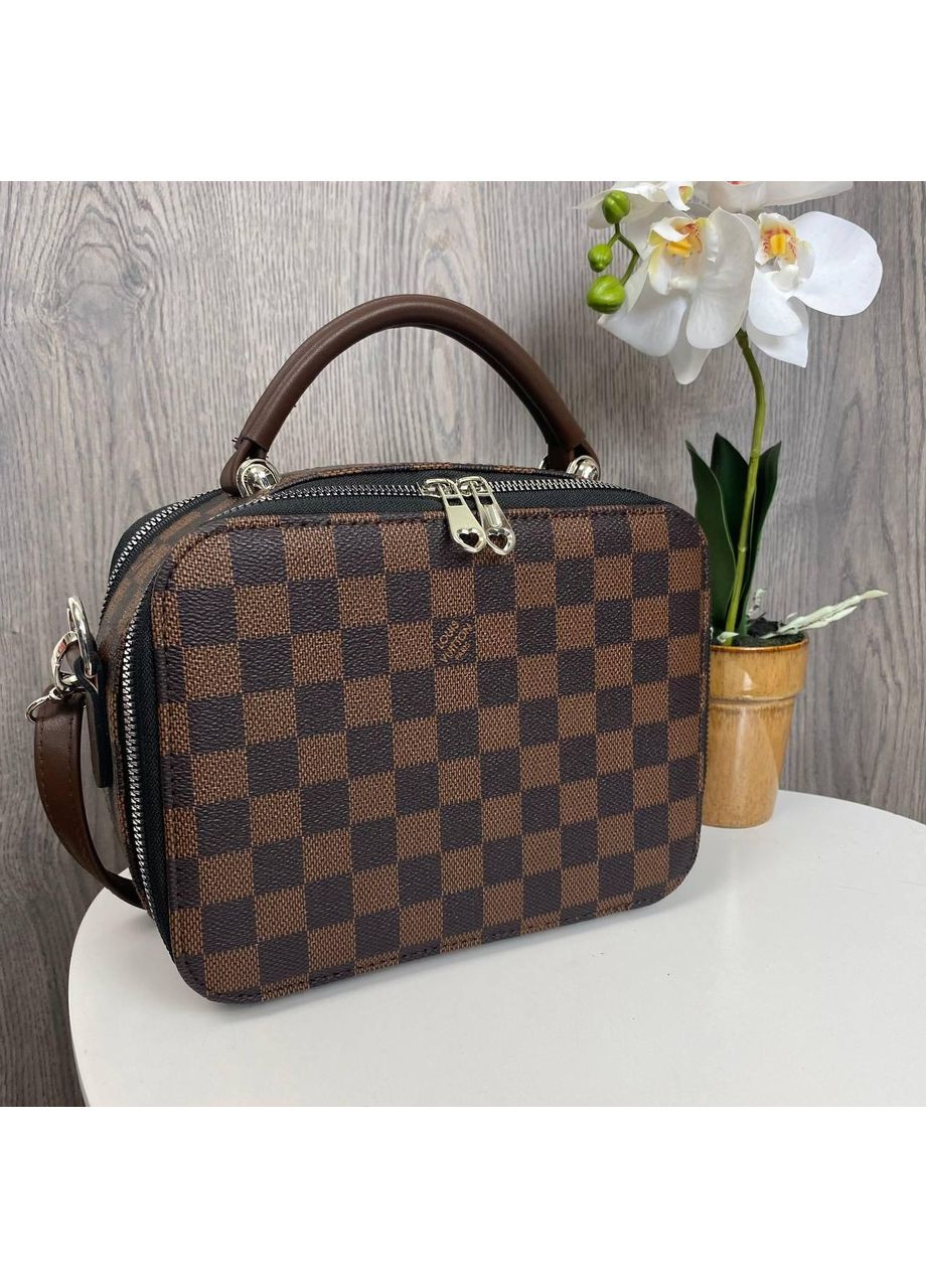 Женская мини сумочка клатч экокожа прямоугольная клетка ProDobro Клетка (363222141)