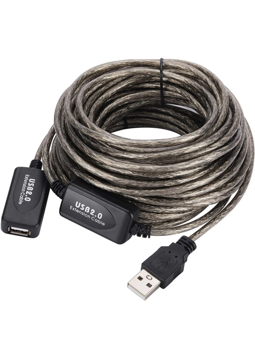 Кабель-удлинитель USB 2.0 AM-AF, 30.0 м, активный, China (397096394)