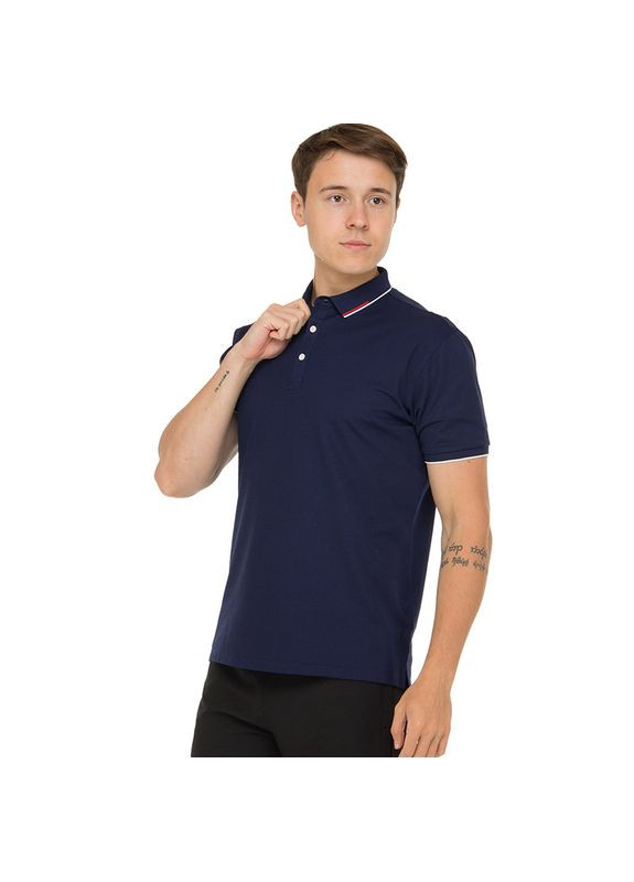 Комбинированная поло g3 темно-синий (06531083) LIDONG