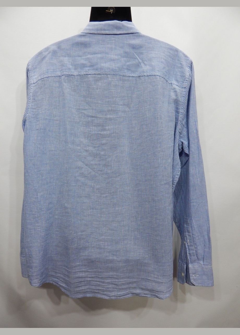 Синяя кэжуал рубашка в клетку Michael Kors