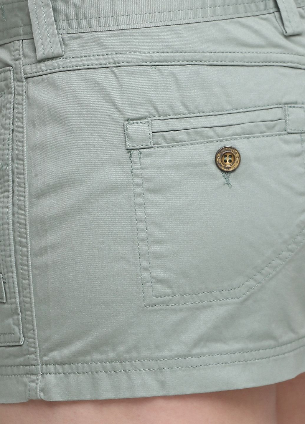 Оливковая (хаки) повседневная юбка хаки Wrangler