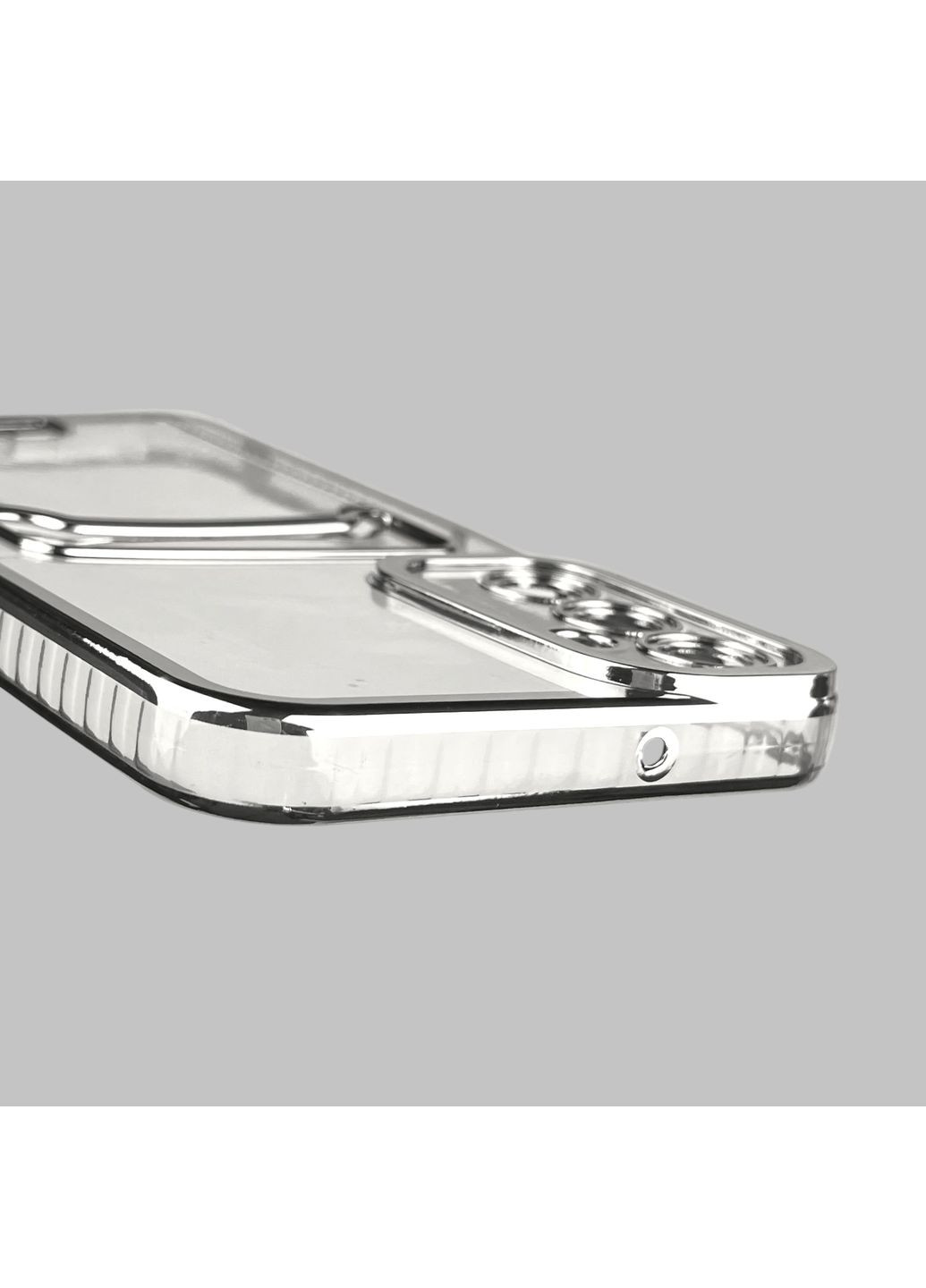 Чохол для Galaxy M34 5G (SM-M346) зі срібною окантовкою з кишенькою для карток на самсунг м34 срібний Samsung (366021989)