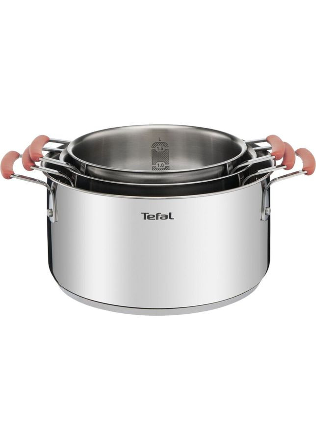 Набір каструль OPTISPACE 5.2+3+2.1 л (G720S674) Tefal (306614249)