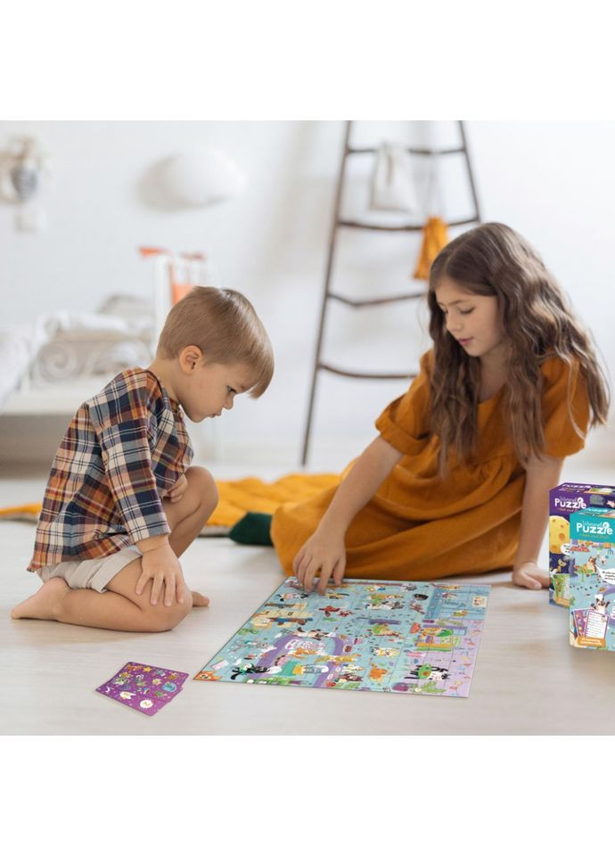 Детский пазл Ищи и находи "Кошачье кафе" 300667, 100 элементов DoDo Toys (369747764)