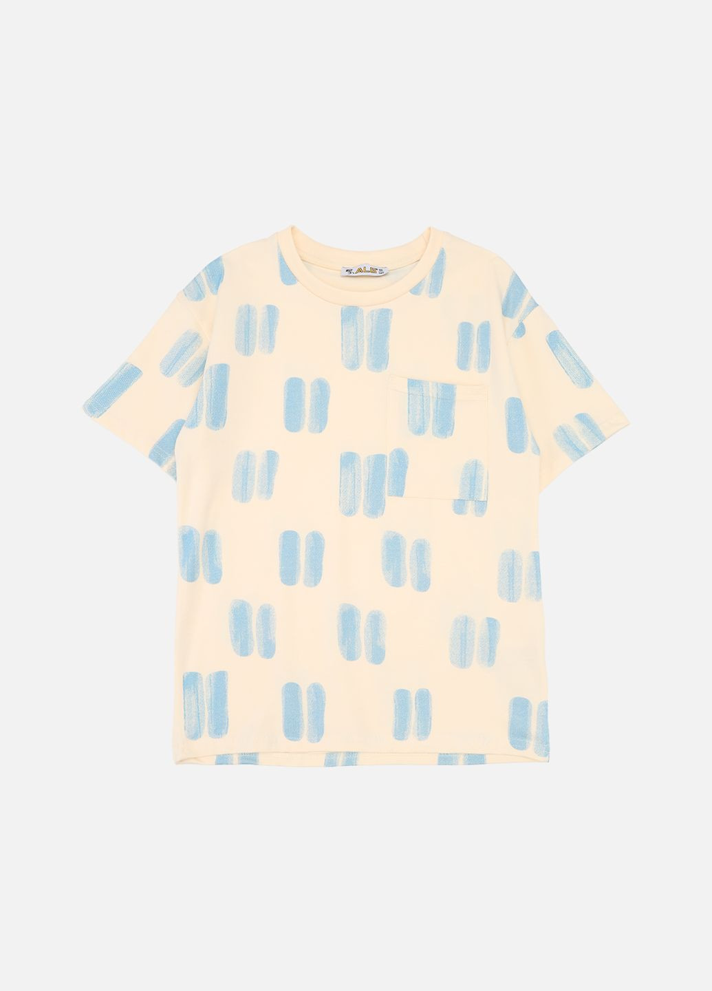 Бежевая летняя футболка с коротким рукавом для мальчика цвет бежевый cb-00277065 ALG