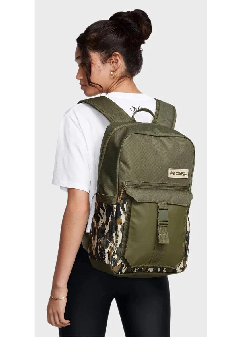 Рюкзак 100% полиэстер 28х46х15 см Оливковый Under Armour UA Triumph Campus BP 23L (397066140)