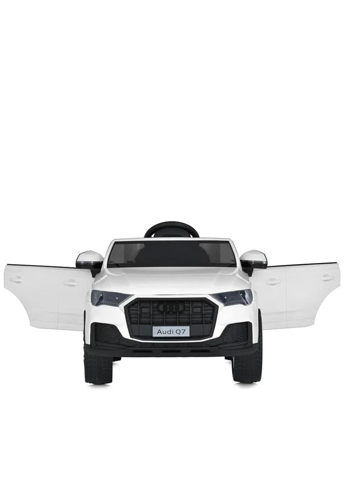 Дитячий електромобіль екокожа 116х68х54 см Червоний Audi (393457937)