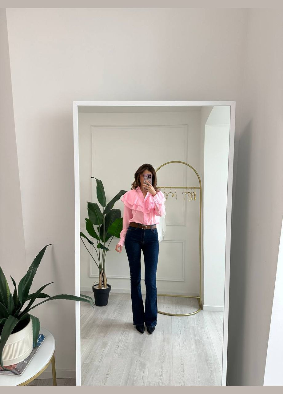 Розовая блуза No Brand