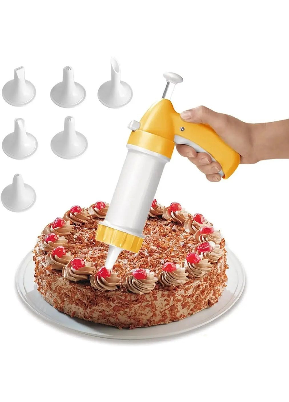 Комплект набор кондитерский шприц пресс с насадками 16 штук для создания печенья декора десертов тортов выпечки (478912-Prob) Unbranded (314862804)