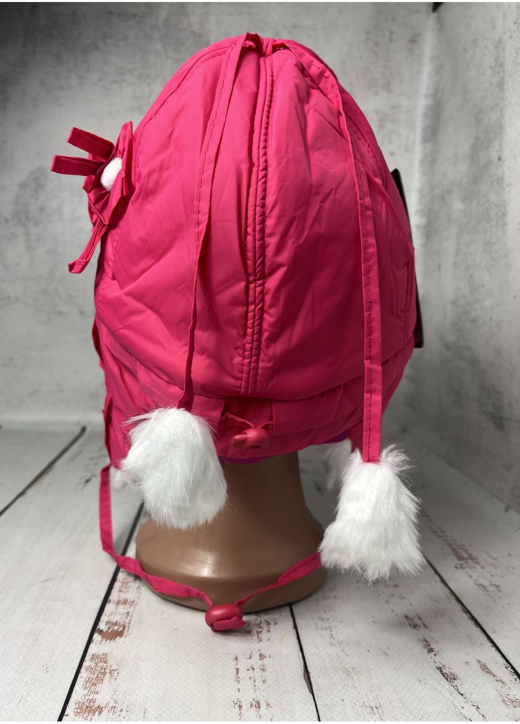 Шапка ушанка зимняя детская на девочку Jarek Розовый (1203) No Brand (370215942)