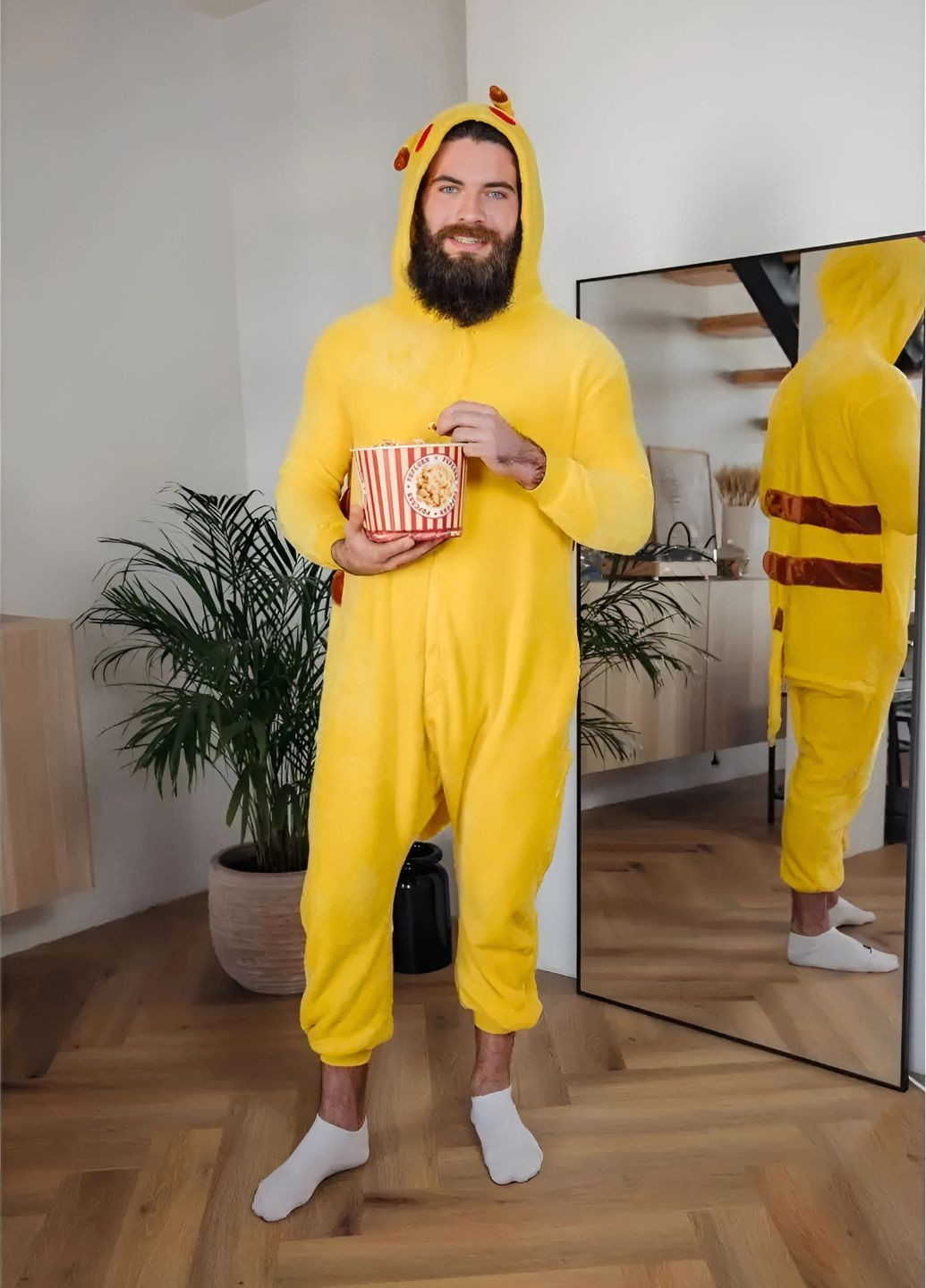 Кігурумі покемон Пікачу чоловіче з капюшоном та хвостиком (1015/1) My Kigu (356761116)