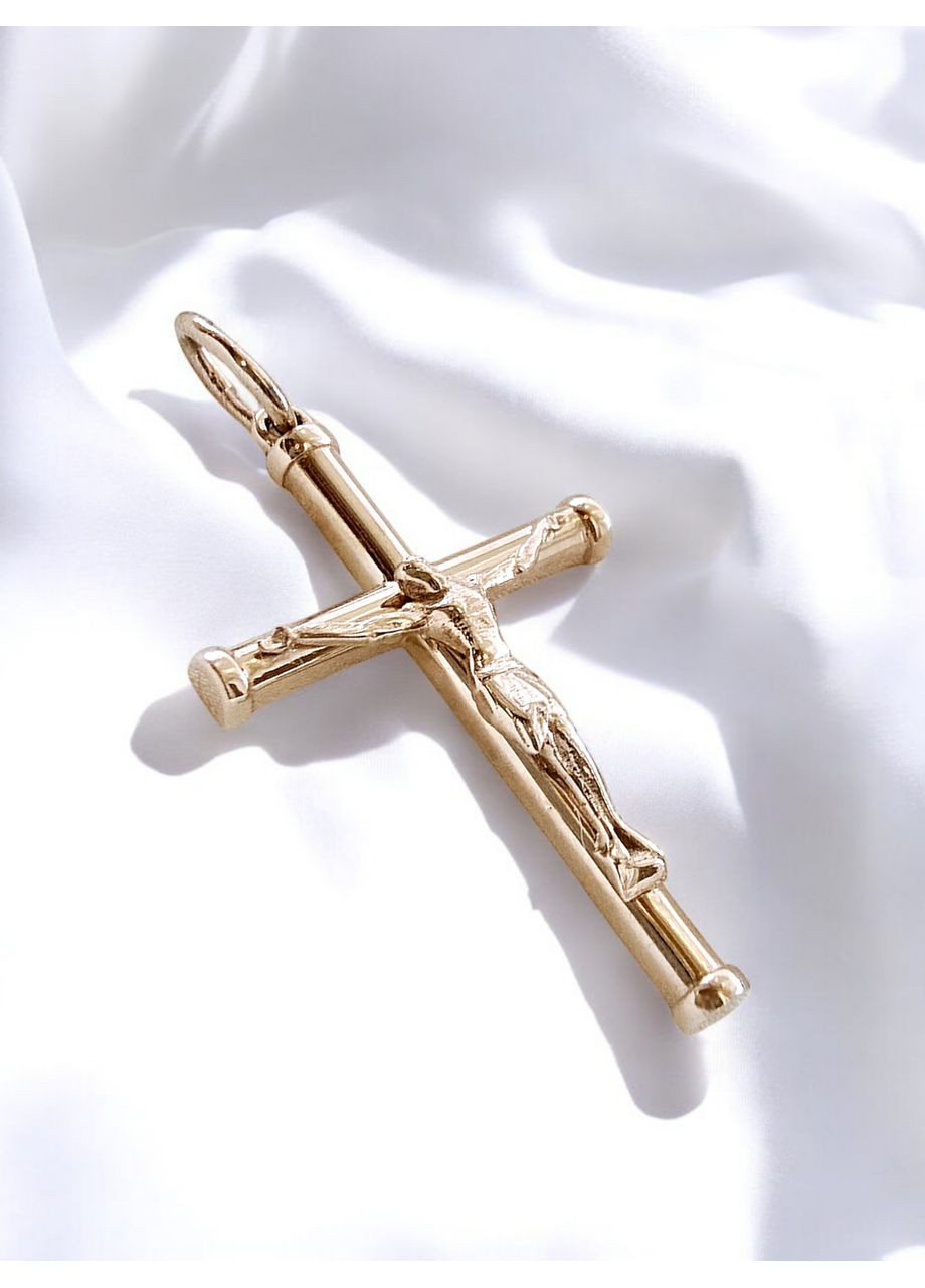 Золотий хрестик з розп'яттям (3,1см х 1,65см) 3010632101-1п SOVA jewelry house (354700198)
