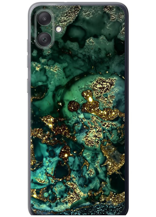 Силіконовий чохол 'Мармур золото багатство' для Endorphone Samsung Galaxy A05 (285768456)