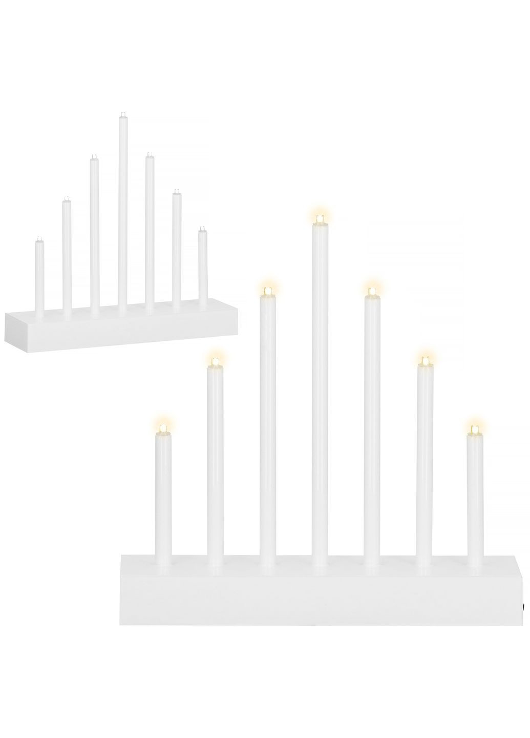 Декоративный светильник (подсвечник) на батарейках 7 LED Springos CL0851 (275095372)