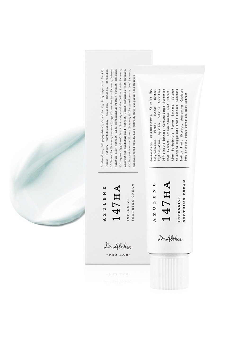 Крем для обличчя заспокійливий з азуленом Pro Lab Azulene 147 HA Intensive Soothing Cream - 50 мл Dr. Althea (285813668)