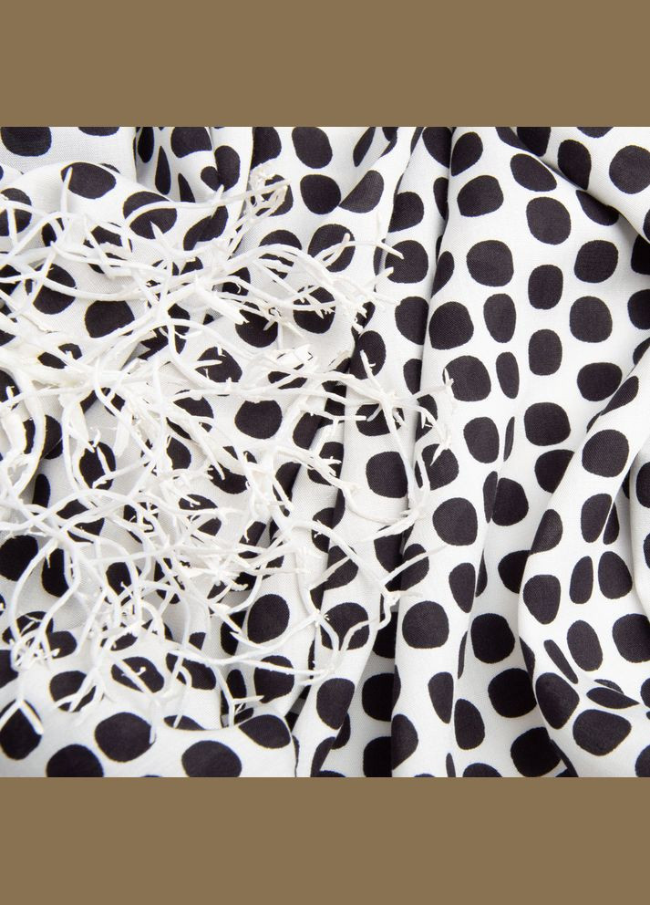 Тканина плательна штапель віскоза 145 см 90 г/м2 для суконь, спідниць, штанів, комбінезонів, дитячого одягу горохи IDEIA (341328137)