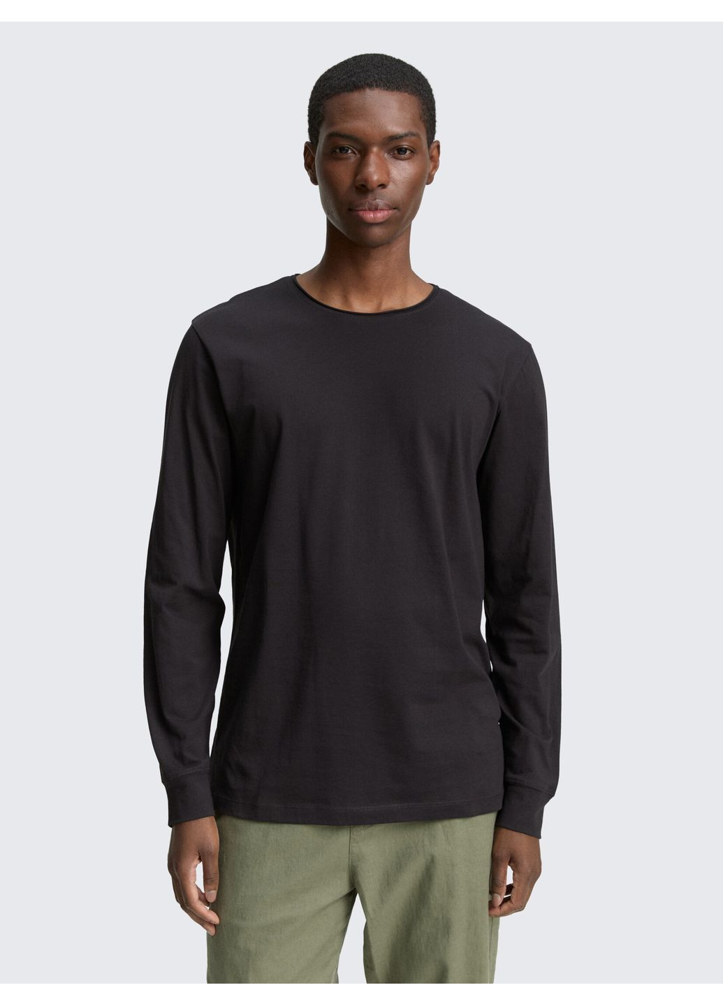 Лонгслів Tom Tailor чорний