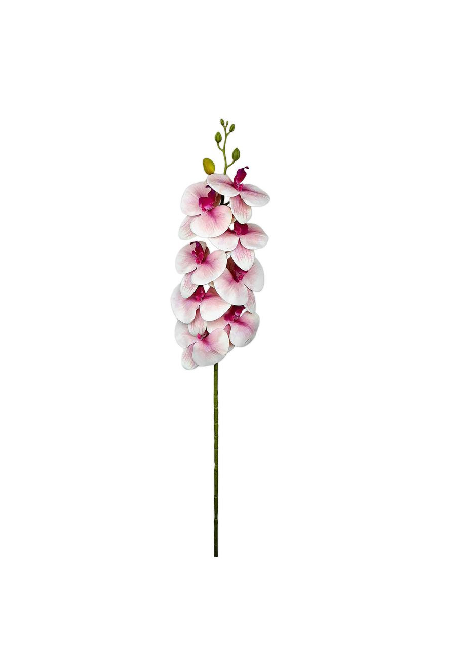 Квітка штучна Орхідея гнучка рожева з темнорожевою-серединкою -1010 No Brand (272149640)