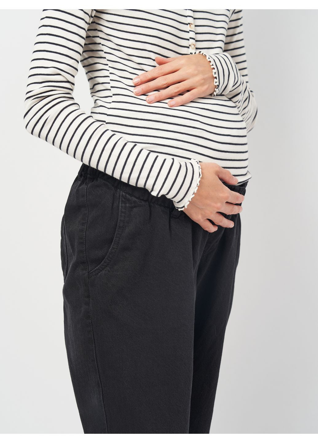 Джинси для вагітних H&M - (366282840)