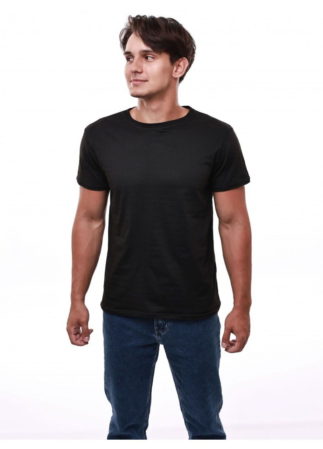 Чорна футболка чоловіча No Brand