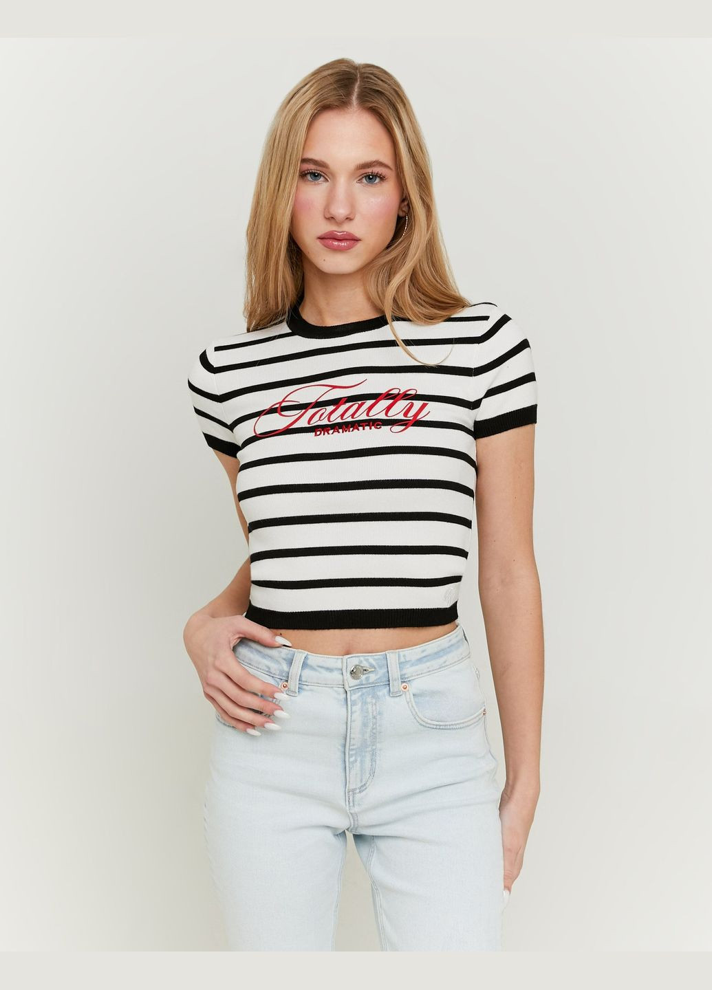 Черно-белый джемпер Tally Weijl