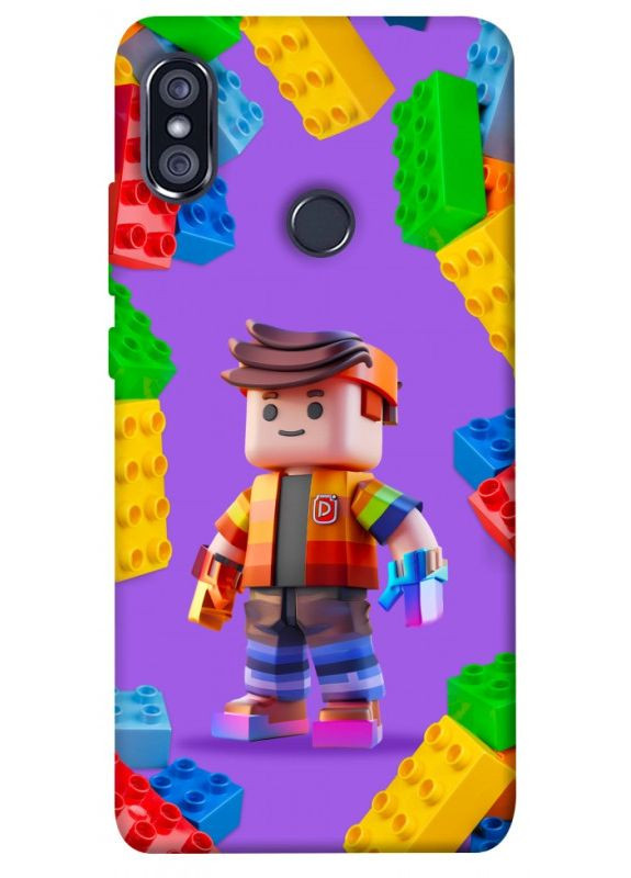 Чехол с принтом для Xiaomi Redmi Note 5 Pro, 5 (DC) для Сяоми редми ноте 5 об, ноте 5 Colorful constructor No Brand (338601856)