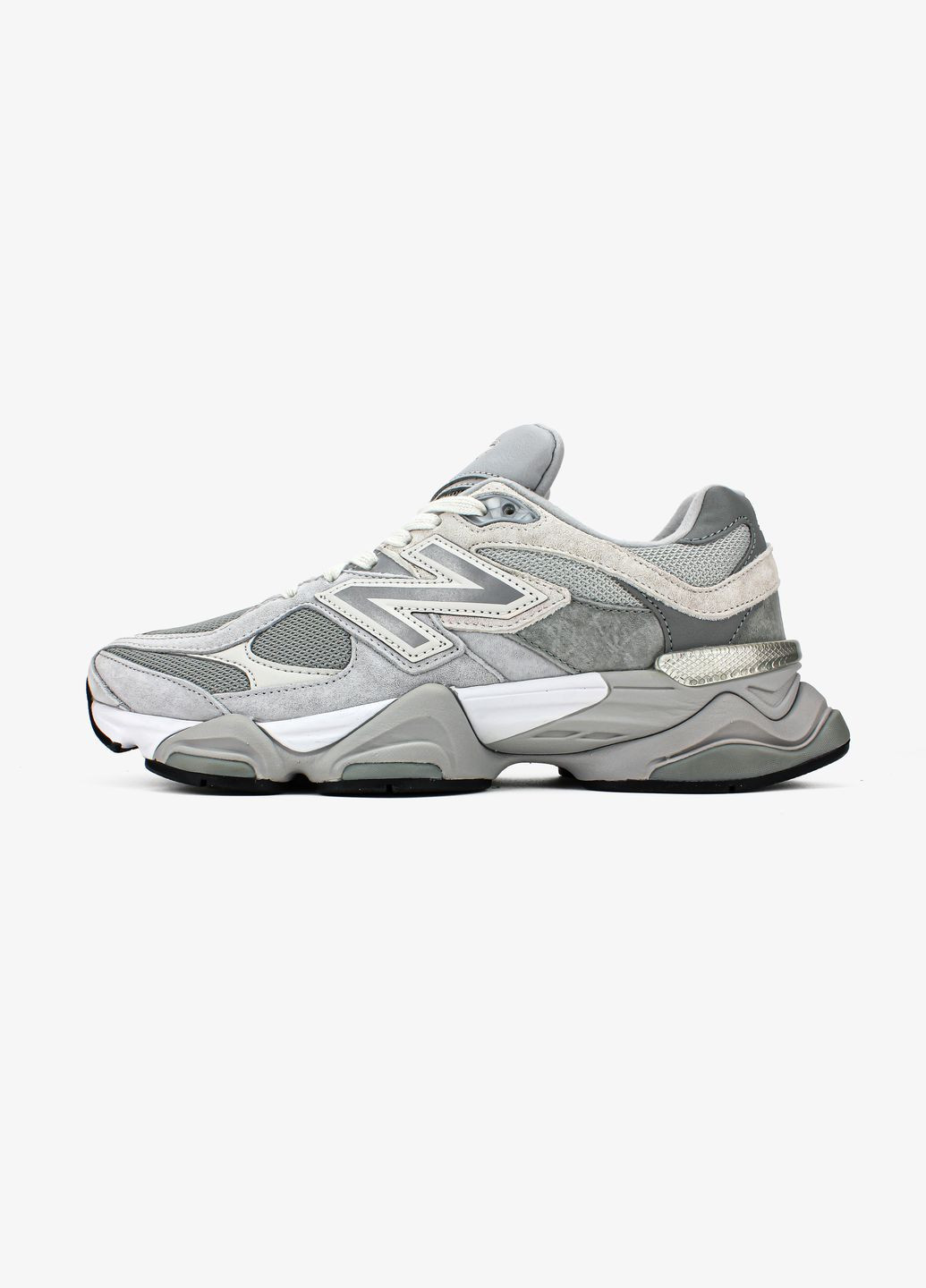 Кроссовки женские и мужские New Balance 9060 shadow gray | Нью Беланс 9060 серые No Brand серые демисезоны (338433410)