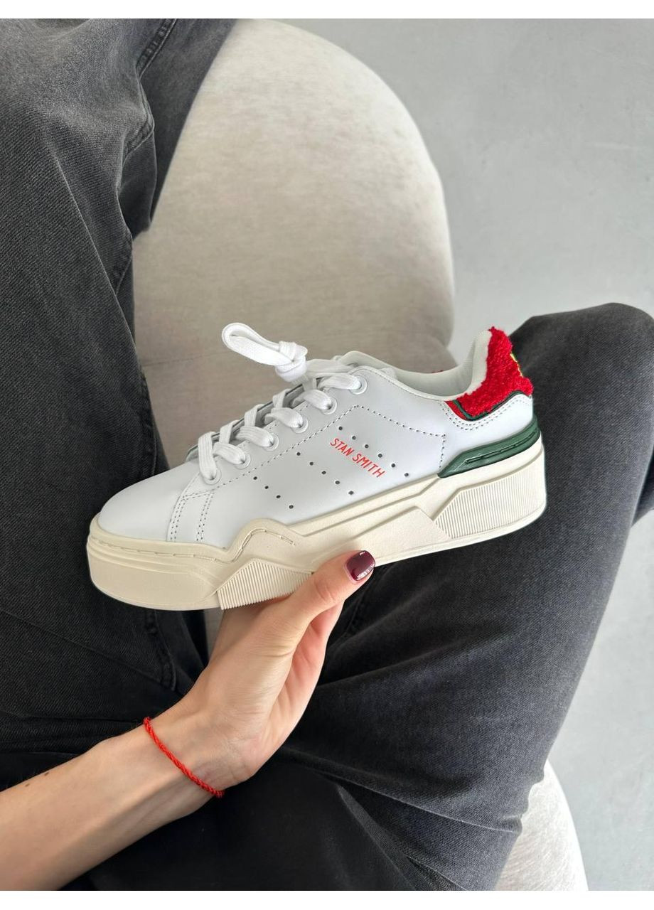 Бежевые демисезонные кроссовки мужские adidas stan smith bonega адидас No Brand