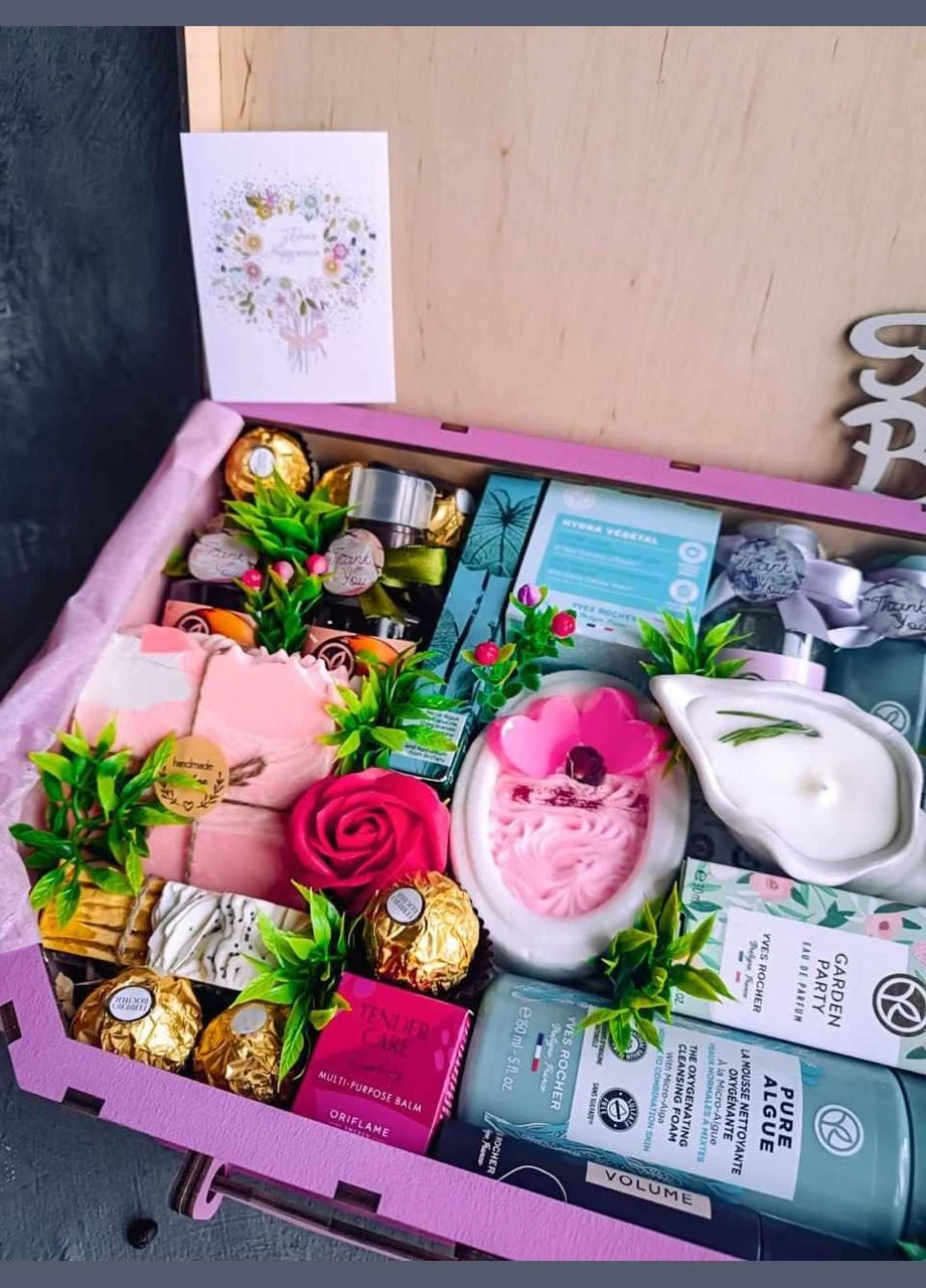 Подарок для любимой, жены, девушки Подарочный набор "Lovely Moments" | Beauty box с косметикой No Brand (340535681)
