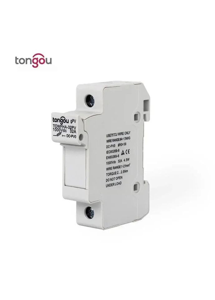 Держатель с предохранителем TOWFHA-32PV 25А 1p 1000V tongou (368788630)