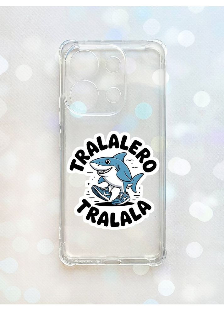Чохол з потовщеними кутами на Xiaomi Redmi Note 13 4G Акула Тралалеро Тралала (принт 416) Creative (361112316)