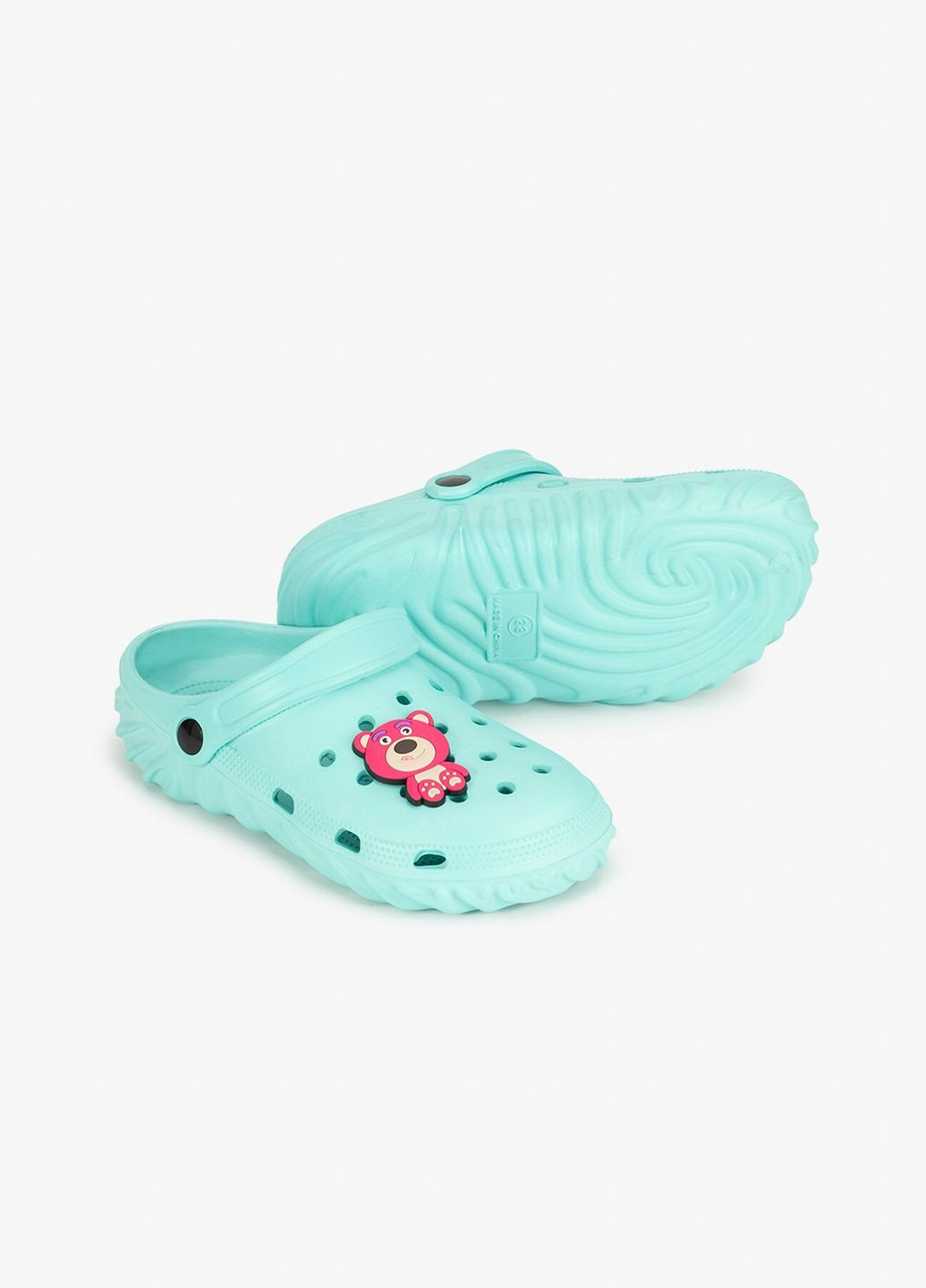 Бирюзовые кроксы для девочки v123 бирюзовый shop (2000990976550) No Brand