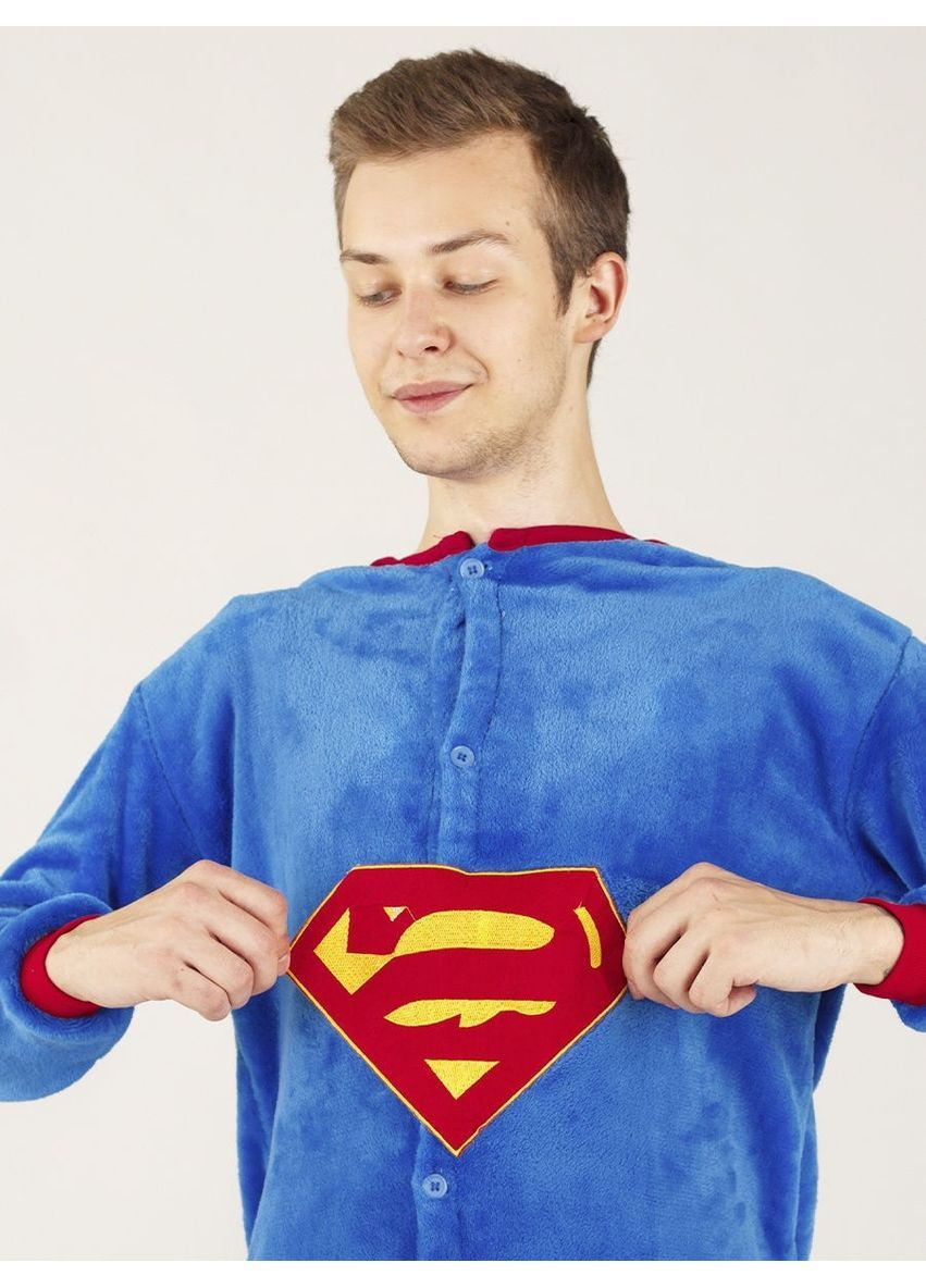 Піжама кігурумі чоловіча Супермен S (145-155 см) Jamboo (369669365)